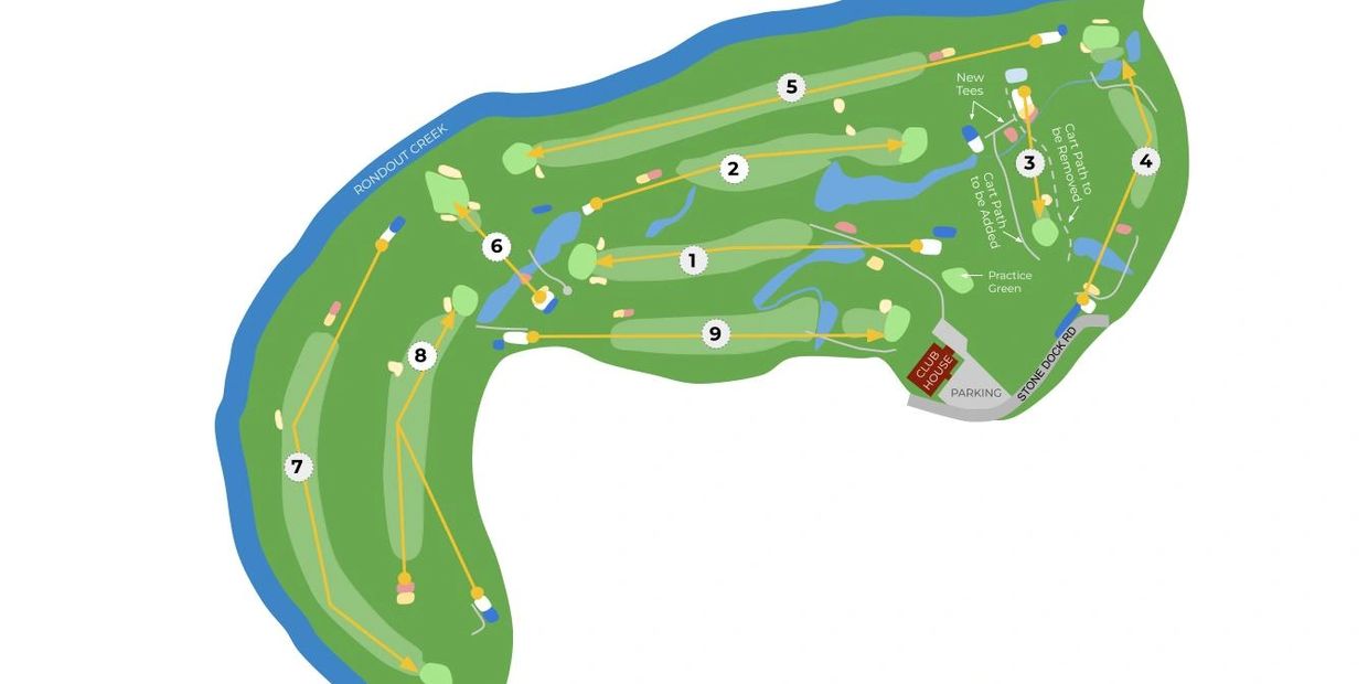 COURSE MAP Stone Dock Golf Course